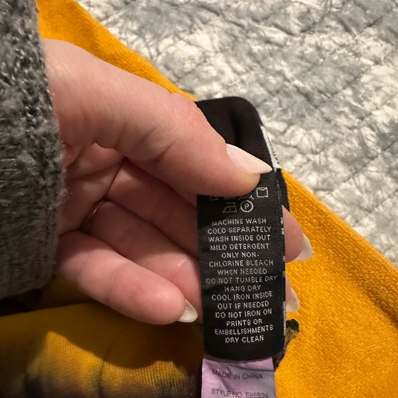 PRPS MEN'S TWO-TONE TIE-DYE SWEATER IN GOLD SIZE L - Picture 5 of 7